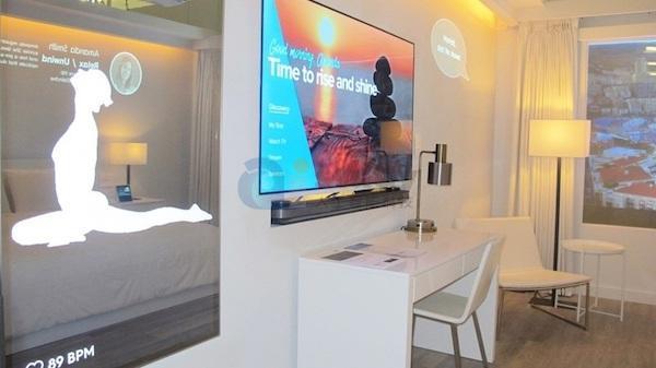 人脸识别的智能酒店,贴上就能变投影的神奇透明膜 人脸识别的智能酒店,贴上就能变投影的神奇透明膜