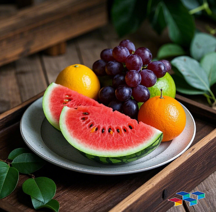 吃对、问准、活出绿色  

这些简洁连贯，涵盖了您提到的所有主题，同时具备吸引力和创意