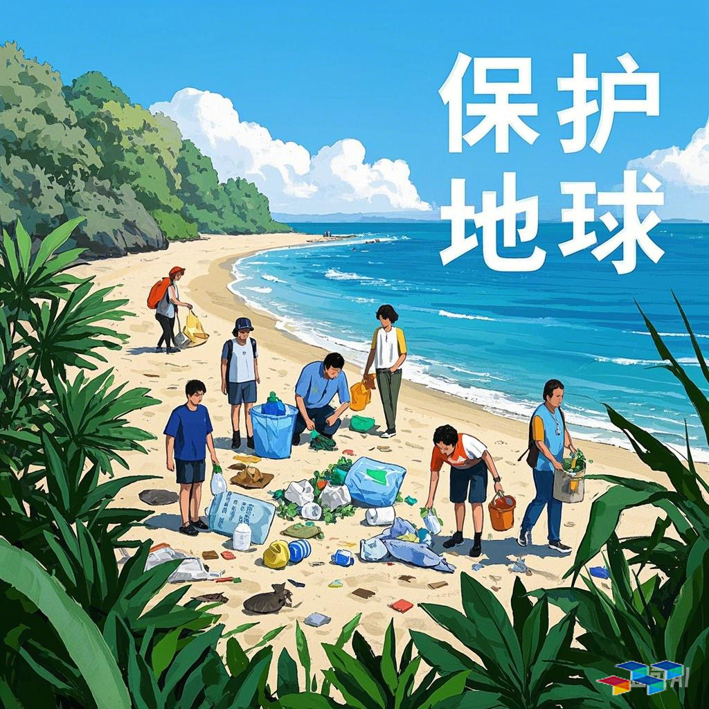 拒“白护水，共筑再生永续新章！